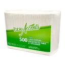 White 1-Ply 4-Fold Lunch Napkin