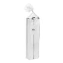 20 oz White Paperboard Square French Fry Food Pail