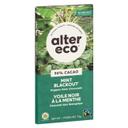 Organic Mint Blackout 90 Cacao Percent Dark Chocolate Bar