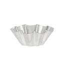 Tinned Brioche Small Fluted Mold with 9 Ribs