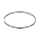 Stainless Steel Tart Ring with Rolled Edges