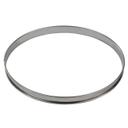Stainless Steel Tart Ring with Rolled Edges