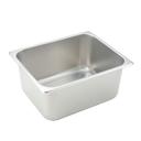 SPH6 Stainless Steel Half Size Straight-Sided Steam Table Pan