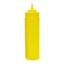 PSW-24Y Yellow Plastic Wide-Mouth Squeeze Bottle