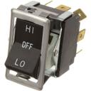 BLO7636 Black Rocker Switch fits 7/8 x 1-1/2 in Hole
