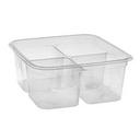 RPET 4-Compartment Square Container
