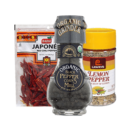 Contains 21 Pepper and Peppercorn products