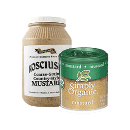 Contains 63 Mustard products