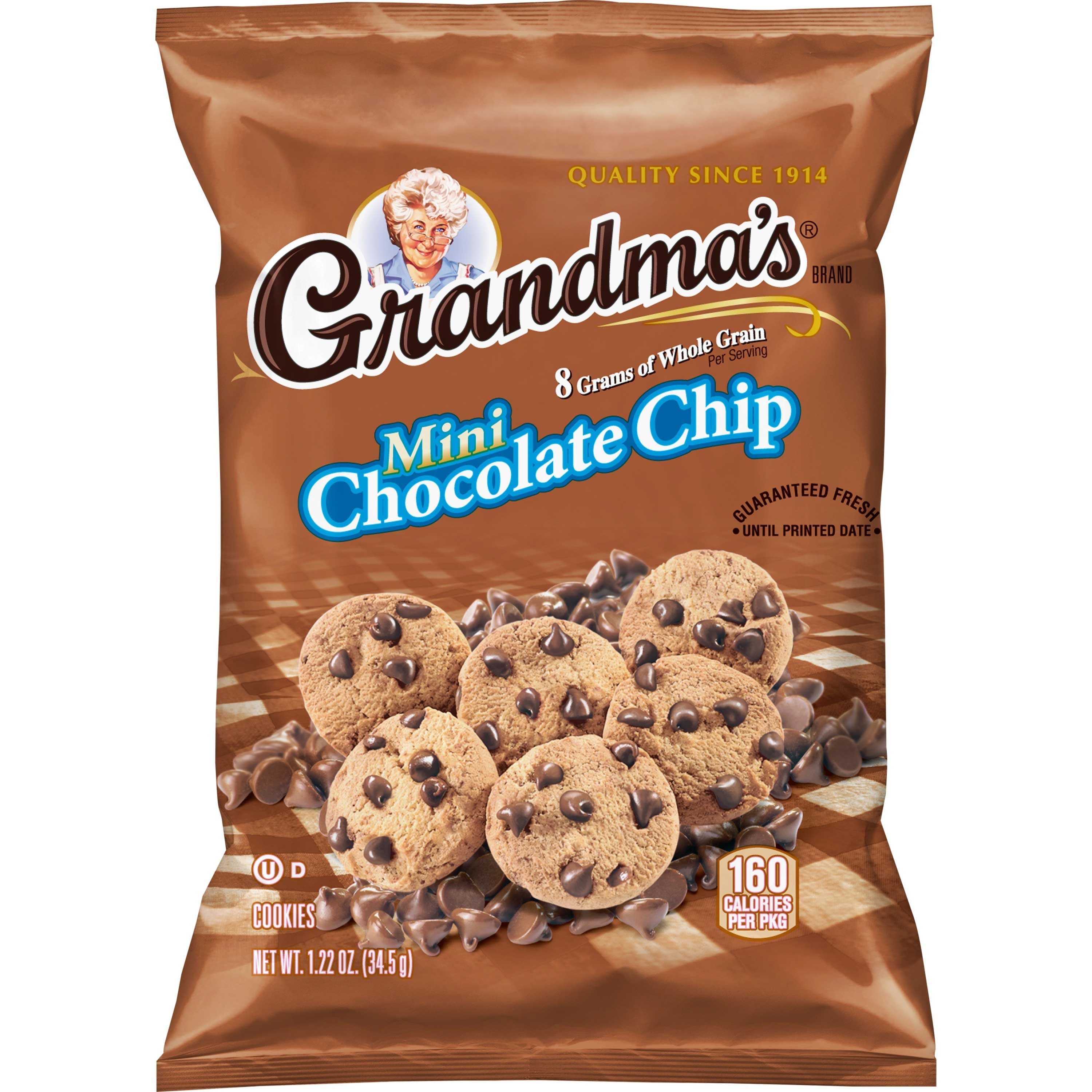 Grandma's Mini Chocolate Chip Cookie, 1.22 Ounce -- 80 Per Case