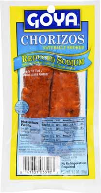Goya Original Chorizo, 3.5 Ounce -- 16 Per Case
