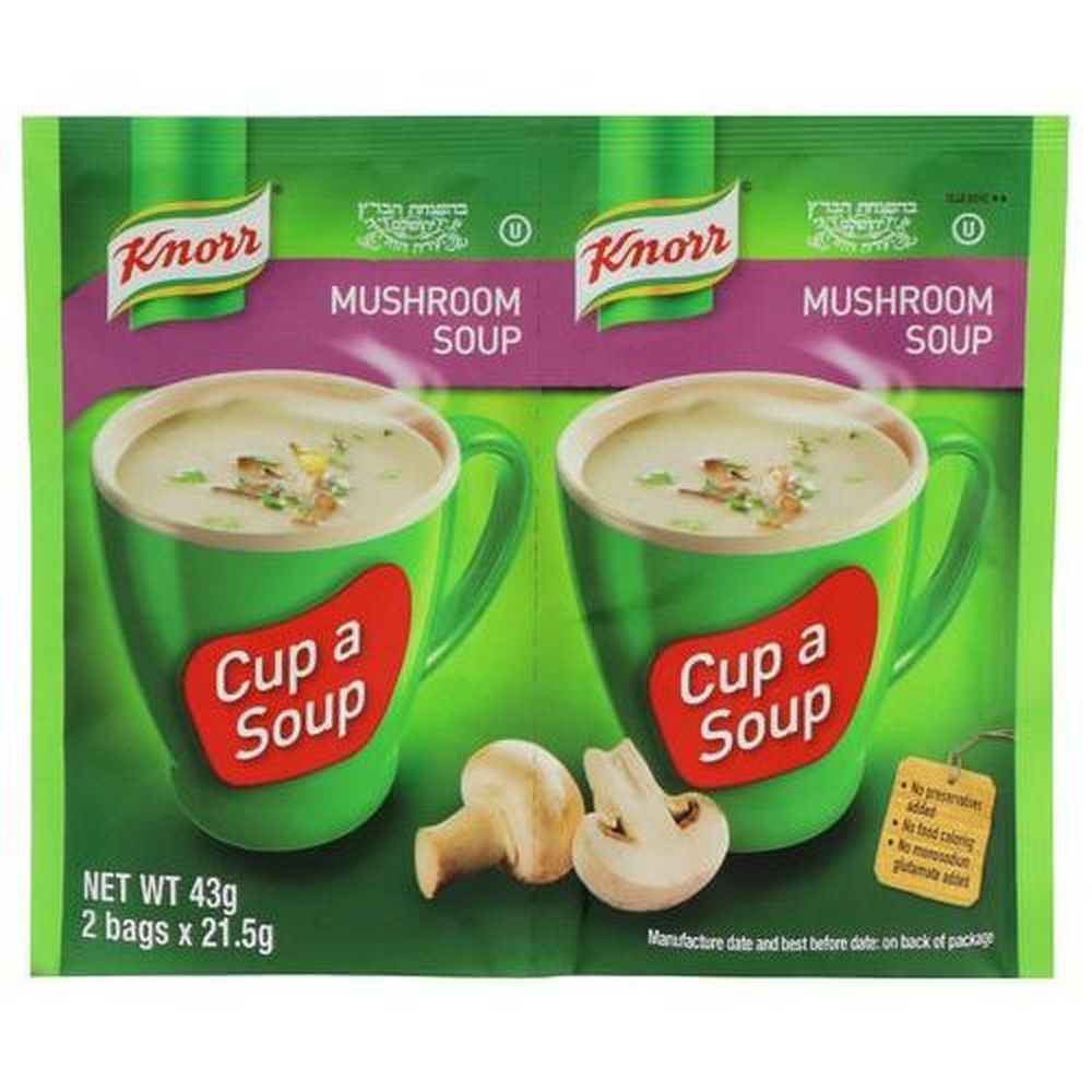 Knorr Mushroom Instant Soup Cup, 1.52 Ounce -- 24 Per Case