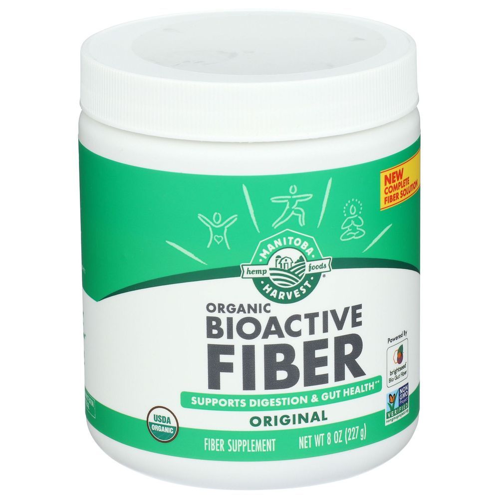 Manitoba Harvest Organic Bioactive Fiber Supplement Powder, 8 Ounce