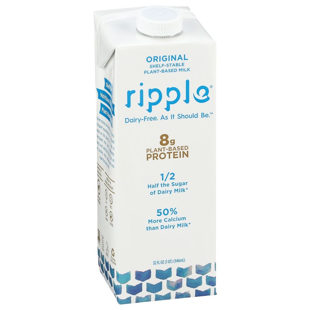 Ripple Plant Based Milk, 32 Fluid Ounce -- 6 Per Case