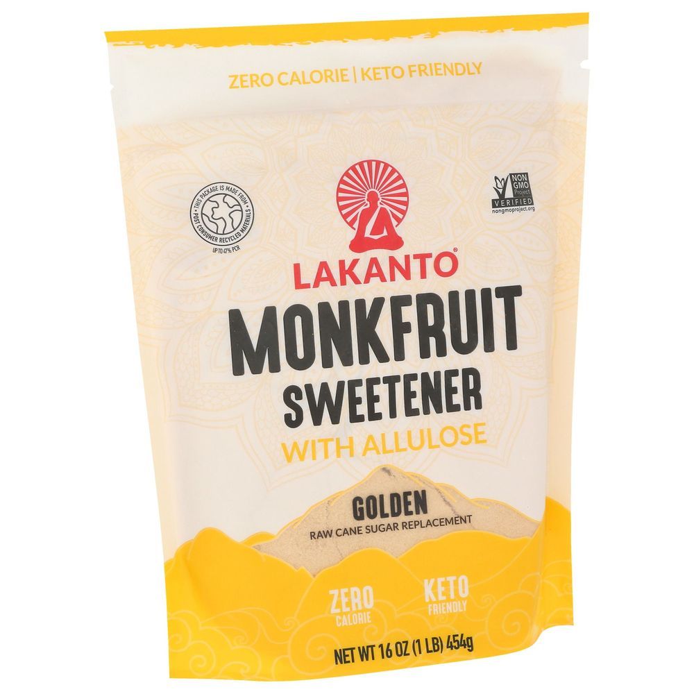 Lakanto Golden Monk Fruit Sweetener With Allulose, 16 Ounce -- 8 Per Case
