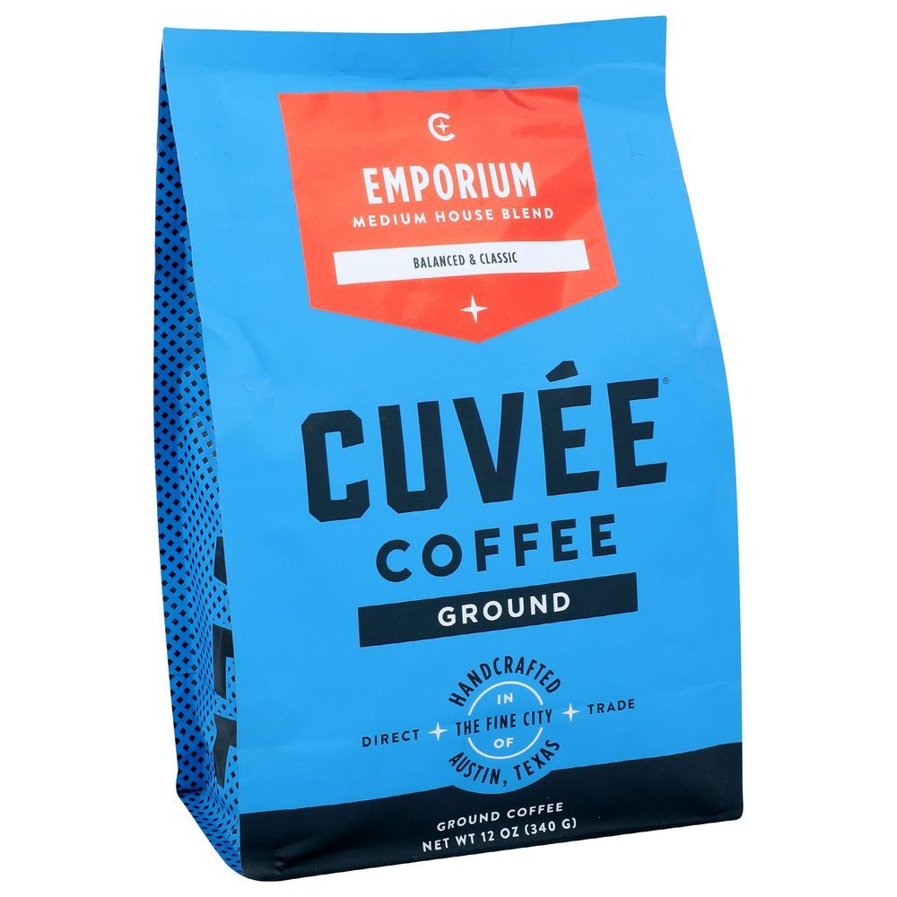 Cuvee Coffee Emporium House Blend Ground Coffee, 12 Ounce -- 6 Per Case