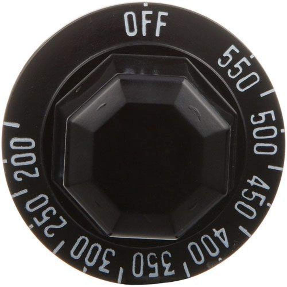 Jade Range Black Off/200-550f Dial For Jade Range Part Number 3075200000, 2 Inch Dia
