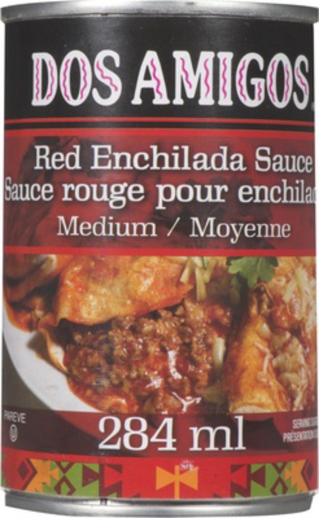 Dos Amigos Medium Red Enchilada Sauce, 284 Ml -- 12 Per Case