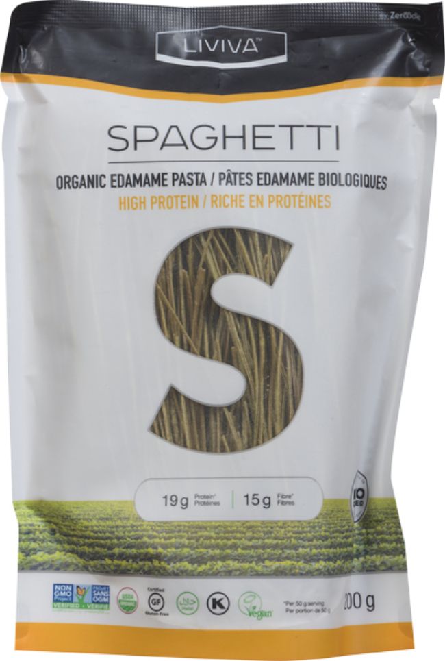 Liviva Organic Mung Bean Spaghetti Pasta, 200 G -- 6 Per Case