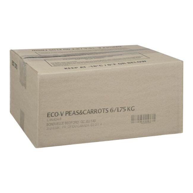 Eco-v Diced Pea Carrot, 1.75 Kg -- 6 Per Case