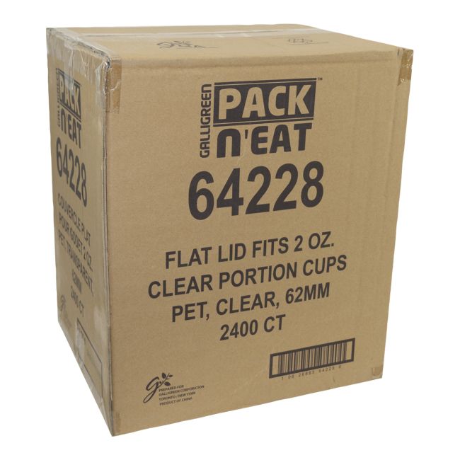 Pack N' Eat Couvercle En Plastique Transparent De 2 Oz -- 2 400 Par Caisse
