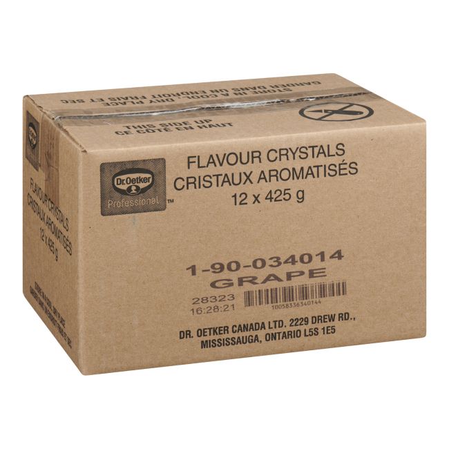 Dr. Oetker Professional Grape Drink Crystals, 425 G -- 12 Per Case