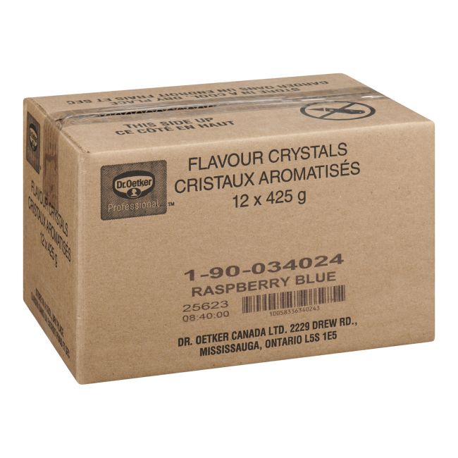 Dr. Oetker Professional Raspberry Blue Drink Crystals, 425 G -- 12 Per Case
