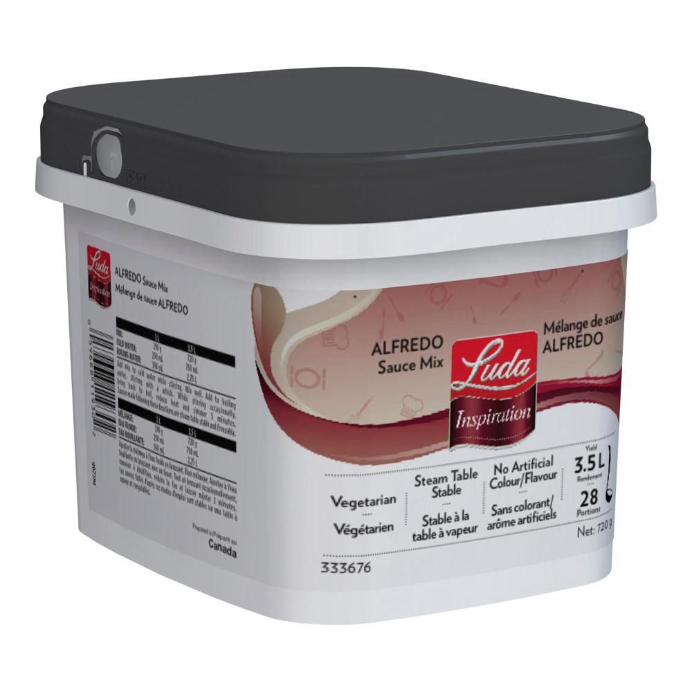Luda Préparation Pour Sauce Alfredo Sans Matières Grasses, 720 G