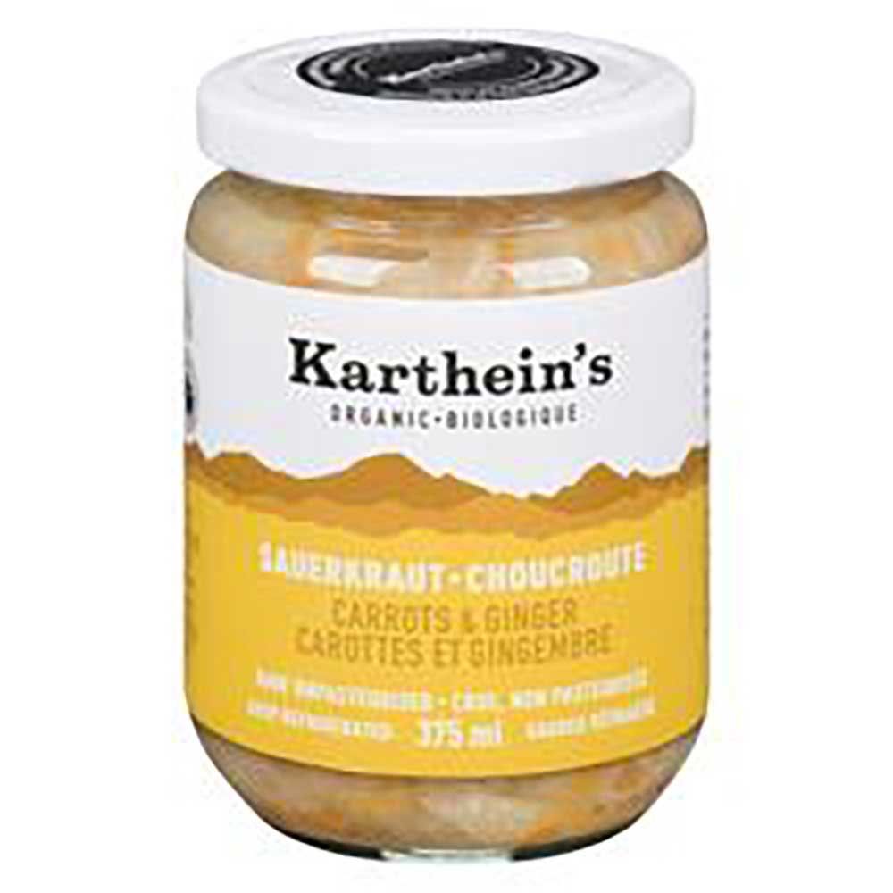 Karthein's Choucroute Biologique Aux Carottes Et Au Gingembre, 375 Ml -- 12 Par Boîte