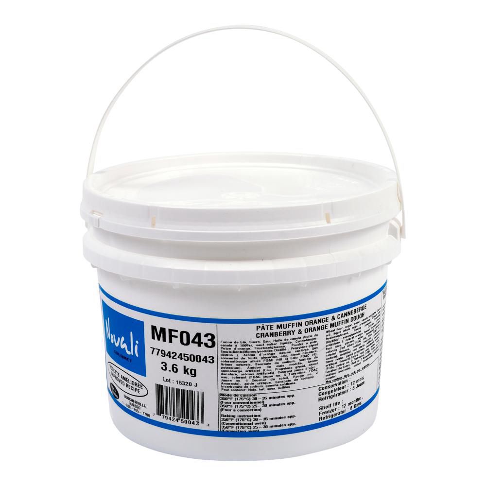 Novali Orange Cranberry Muffin Dough, 3.63 Kg