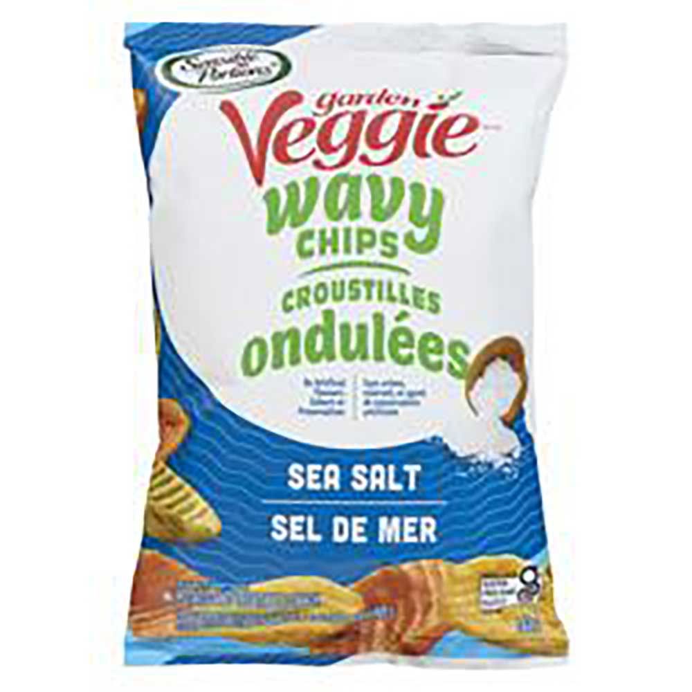 Sensible Portions Sea Salt Veggie Wavy Chips, 142 G -- 12 Per Case