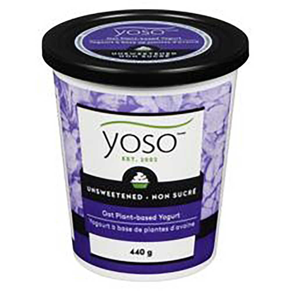 Yoso Unsweetened Oat Plant Based Yogurt, 440 G -- 6 Per Case