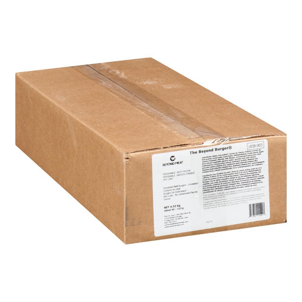 Beyond Meat Vegan Meat Burger, 113 G -- 40 Per Case