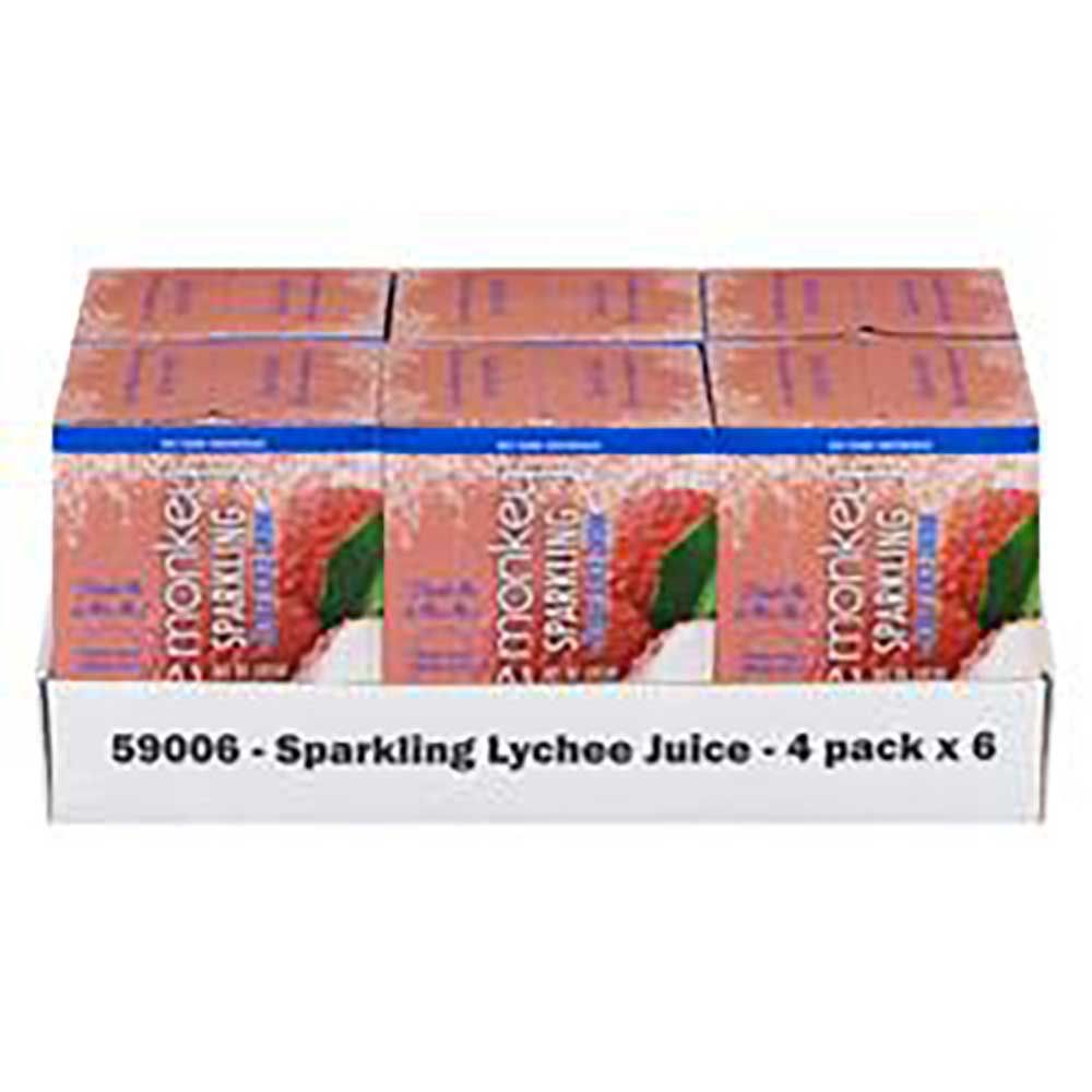 Blue Monkey Jus De Litchi Pétillant, 1 L -- 6 Par Caisse