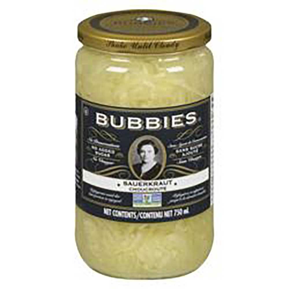 Bubbies Choucroute, 750 Ml -- 6 Par Caisse
