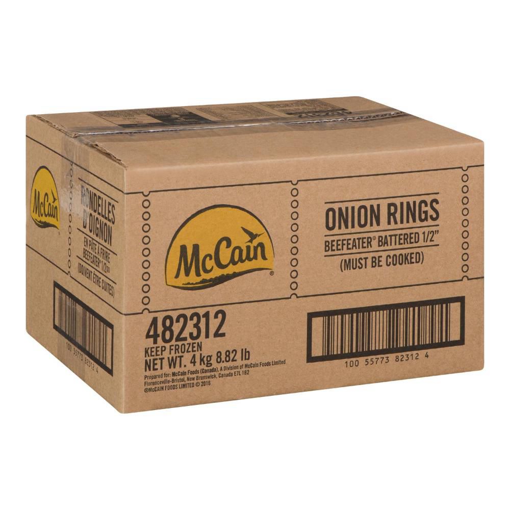 Mccain Beefeater 1/2 In Battered Onion Ring, 4 Kg