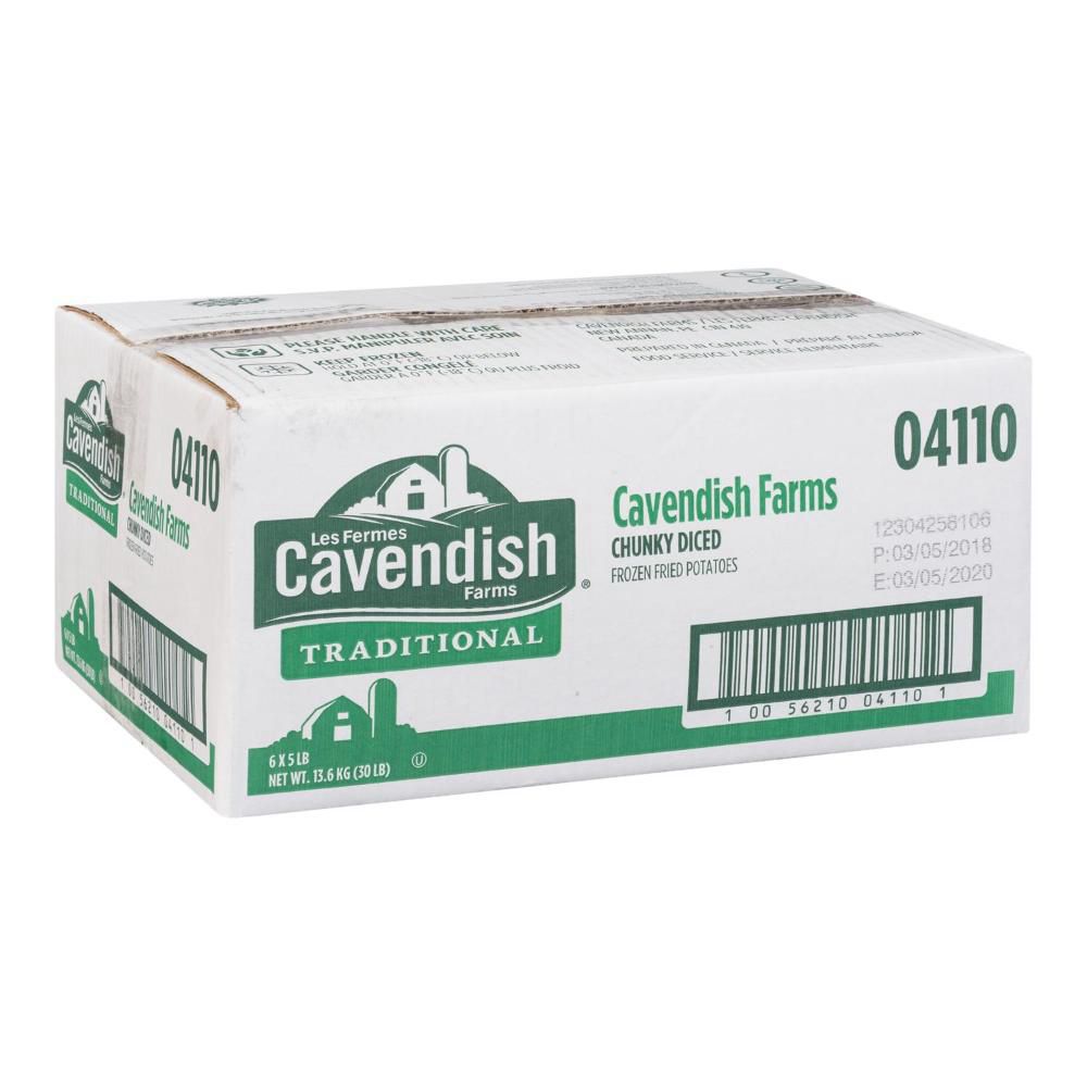 Cavendish Pommes De Terre En Dés Pour Le Petit-déjeuner, 2,27 Kg -- 6 Par Caisse