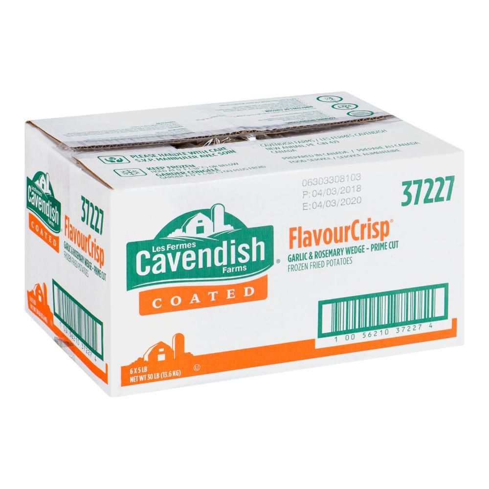 Cavendish Quartiers De Pommes De Terre À L'ail Et Au Romarin, 2,27 Kg -- 6 Par Caisse
