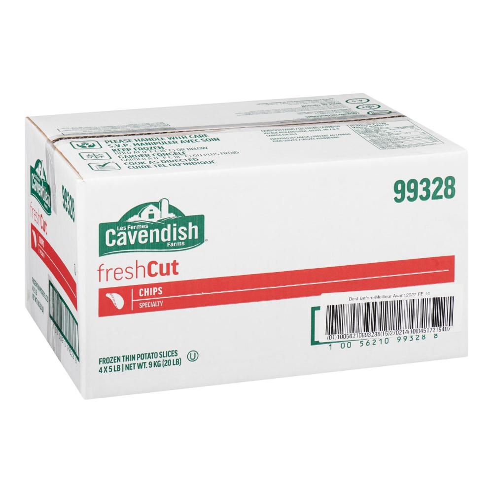 Cavendish Chips De Pommes De Terre Fines Et Croustillantes, 2,27 Kg -- 4 Par Boîte