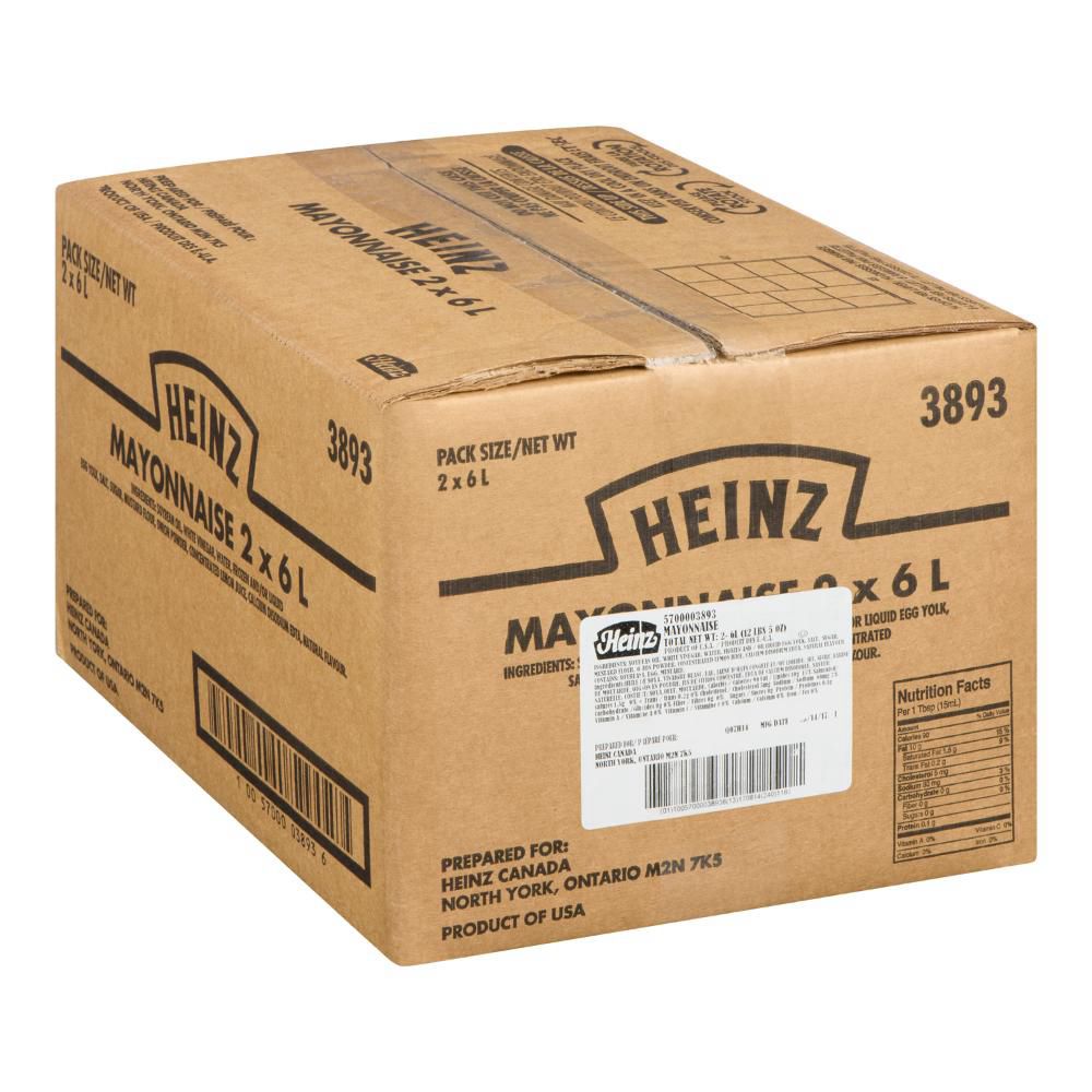 Heinz Mayonnaise, 6 L -- 2 Per Case