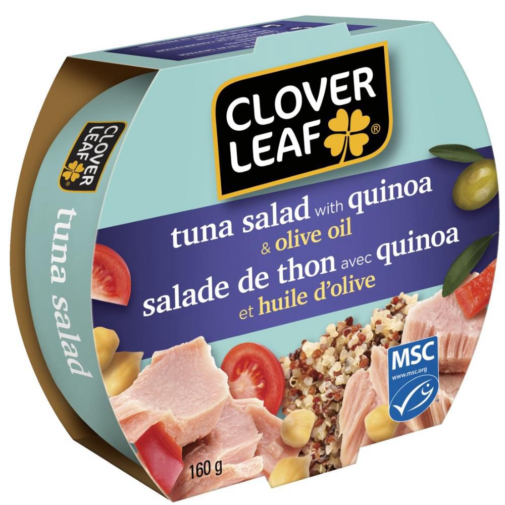 Clover Leaf Salade De Thon Au Quinoa Et À L'huile D'olive, 160 G -- 8 Par Boîte