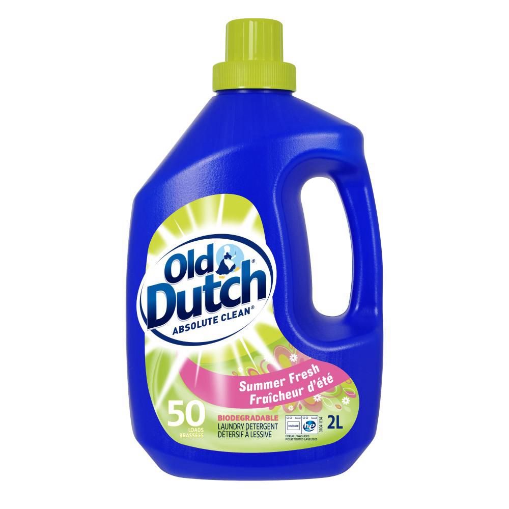 Old Dutch Summer Fresh Laundry Detergent Liquid, 2 L -- 6 Per Case