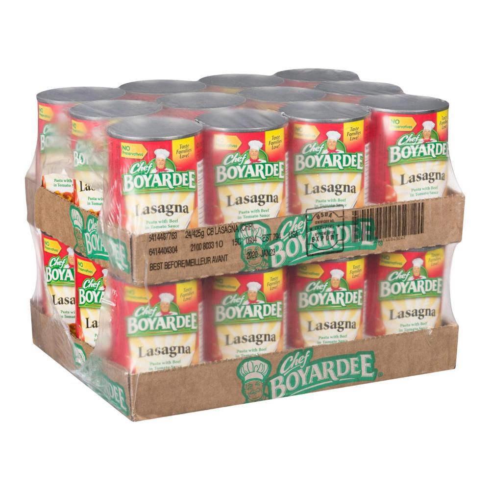 Chef Boyardee Lasagna, 425 G Tin -- 24 Per Case