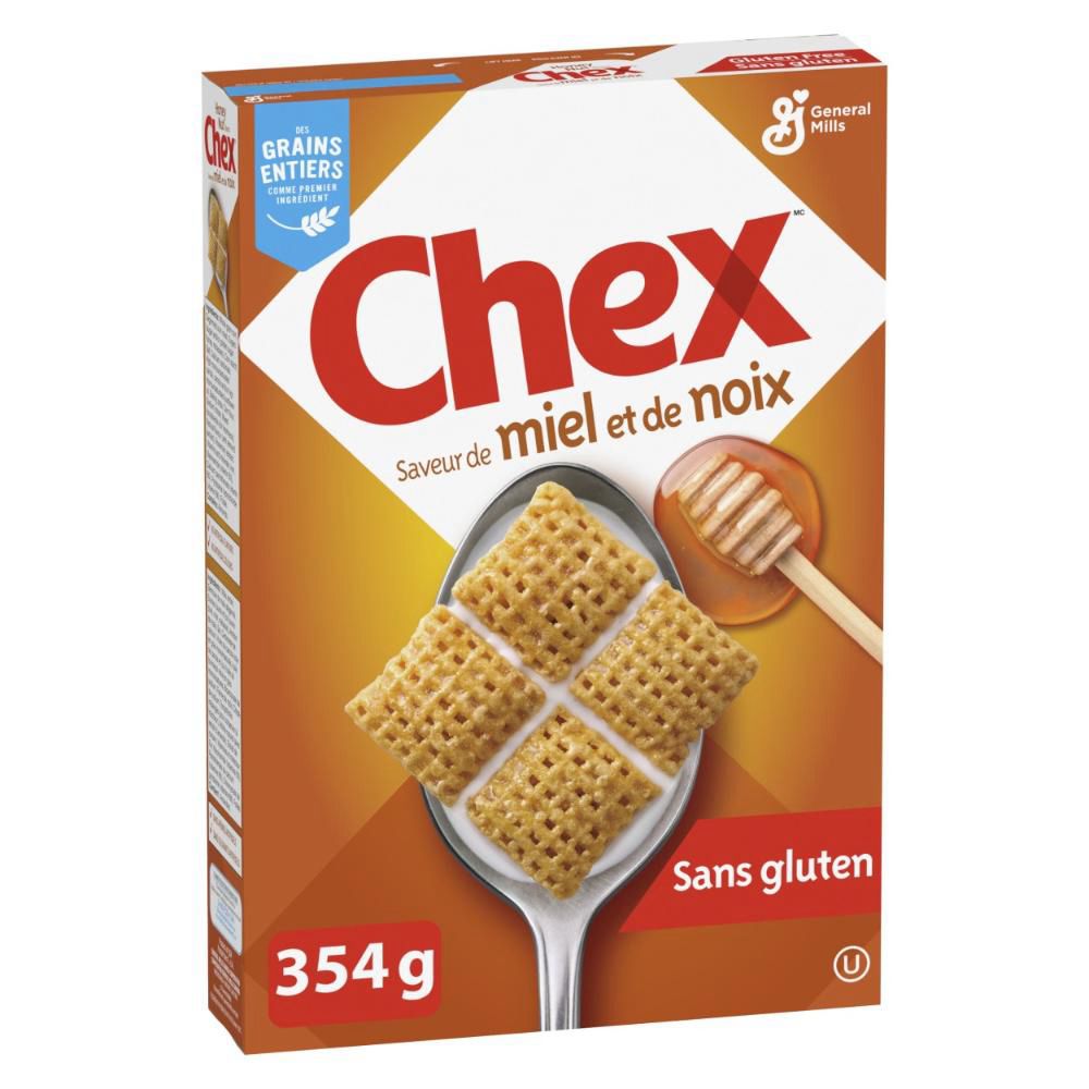 Chex Céréales Au Miel Et Aux Noix Sans Gluten, 354 G -- 6 Par Boîte