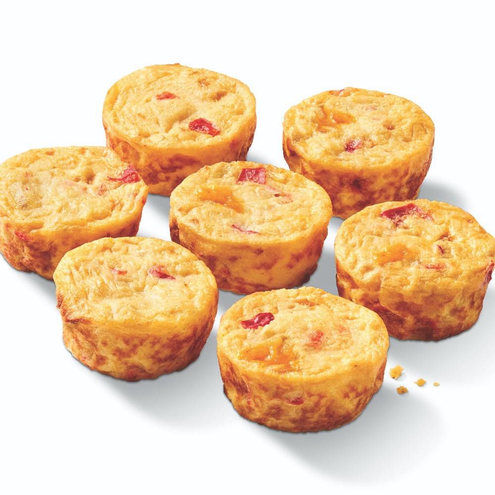 Burnbrae 115 -120 Count 5 Cheese Mini Crustless Quiche, 3.22 Kg
