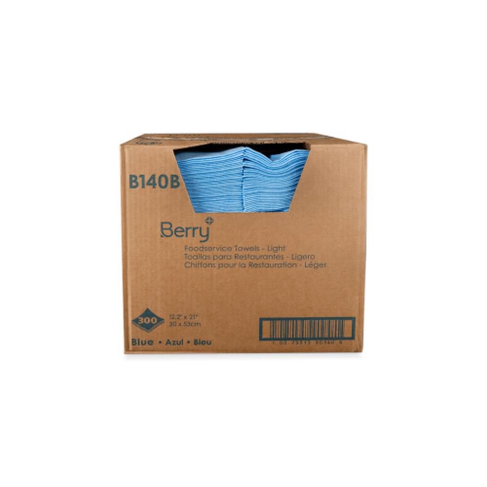 Chicopee 12.5 X 21 In Light Blue Foodservice Towel, 300 Count