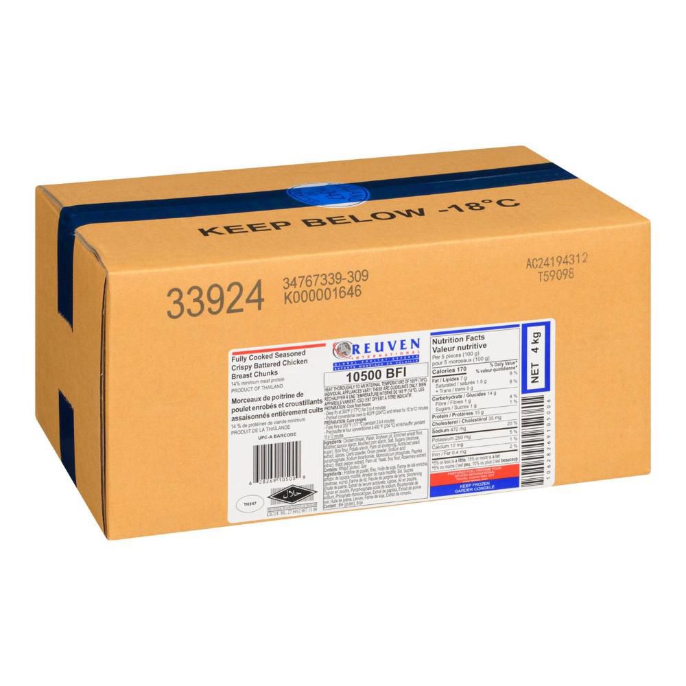 Reuven Tempura De Poulet, 2 Kg -- 2 Par Caisse