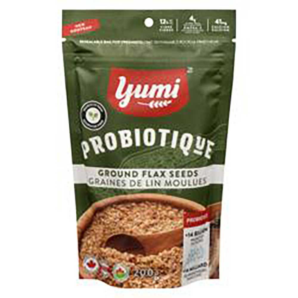 Yumi Probiotique Ground Flax Seeds, 200 G -- 6 Per Case