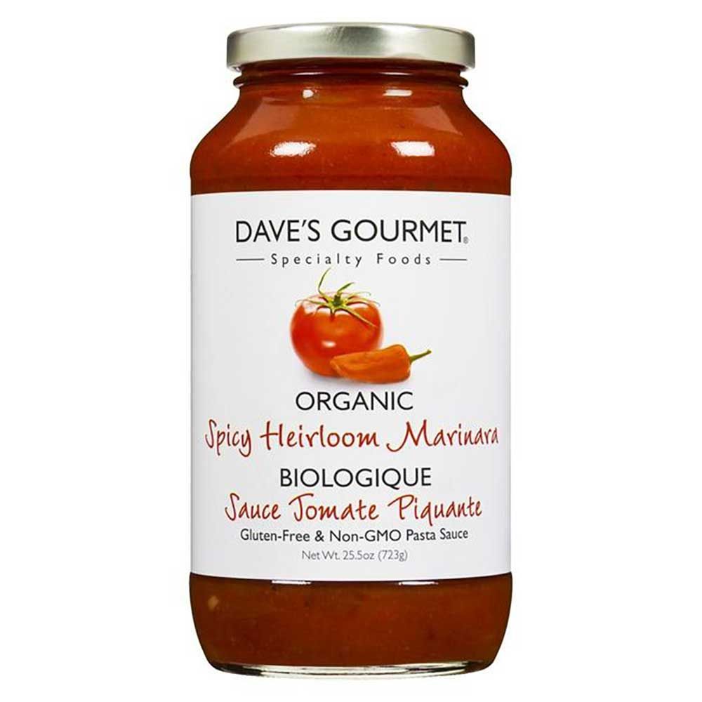 Dave's Gourmet Organic Spicy Heritage Red Pasta Sauce, 709 Ml -- 6 Per Case