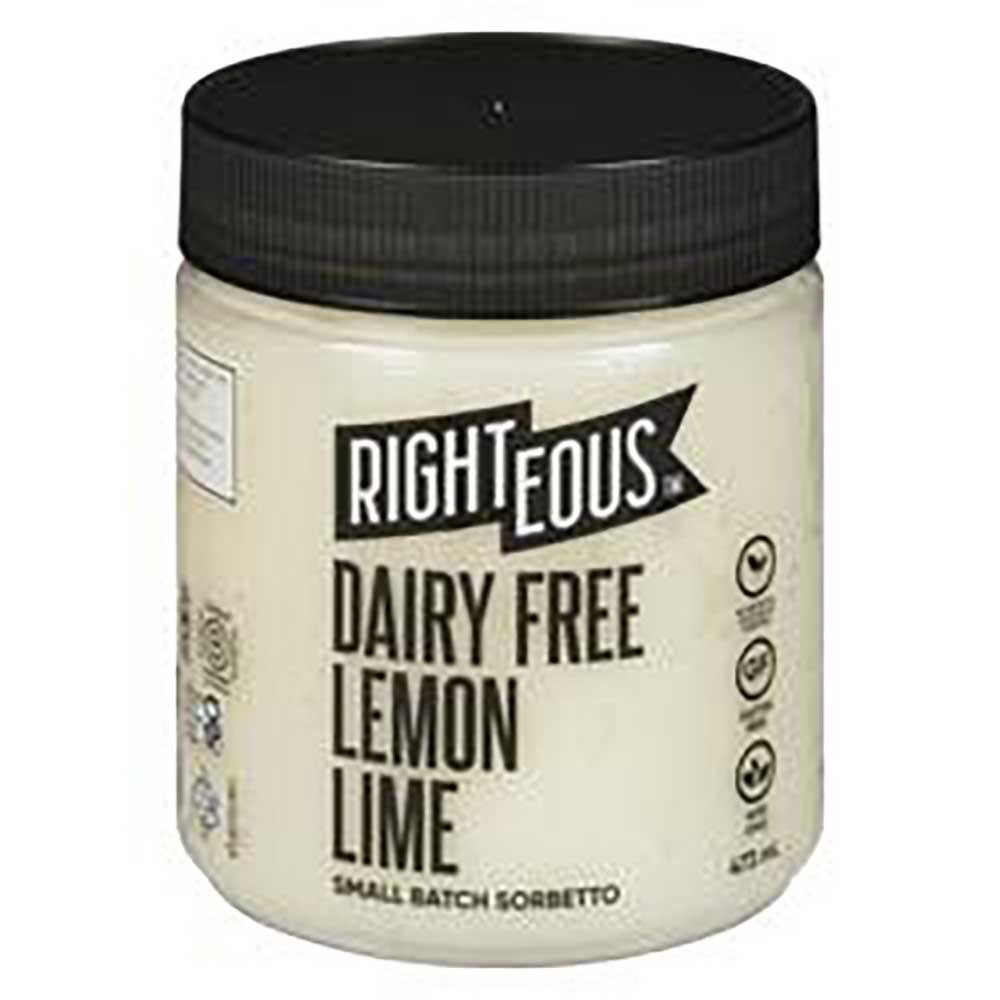Righteous Dairy Free Lemon Lime Sorbetto, 473 Ml -- 8 Per Case
