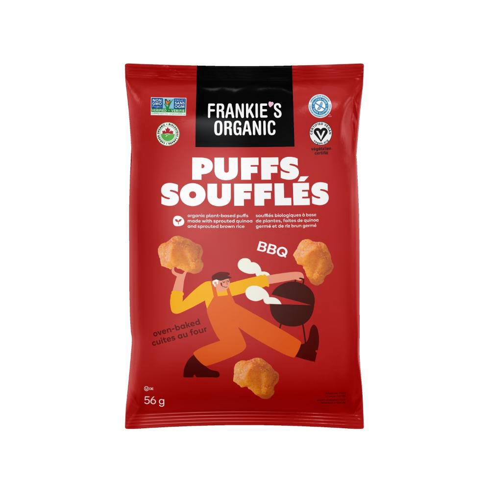 Frankie's Organic Bbq Puffs, 56 G -- 36 Per Case